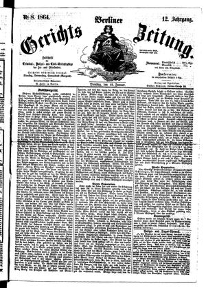Berliner Gerichts-Zeitung vom 19.01.1864