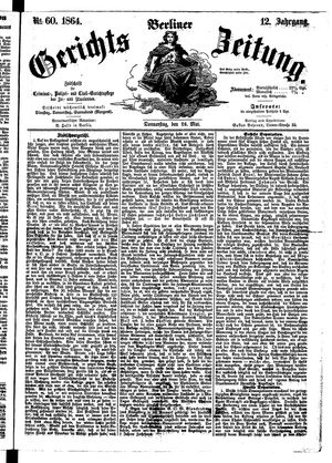 Berliner Gerichts-Zeitung vom 26.05.1864