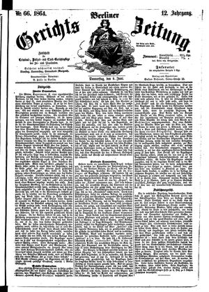 Berliner Gerichts-Zeitung vom 09.06.1864