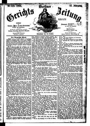 Berliner Gerichts-Zeitung vom 22.10.1864