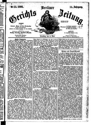 Berliner Gerichts-Zeitung vom 08.05.1866