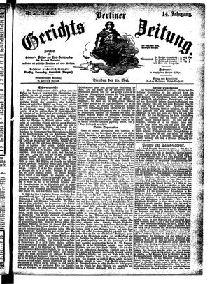 Berliner Gerichts-Zeitung vom 15.05.1866