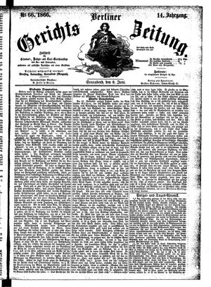 Berliner Gerichts-Zeitung vom 09.06.1866