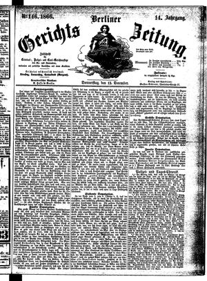 Berliner Gerichts-Zeitung on Dec 13, 1866
