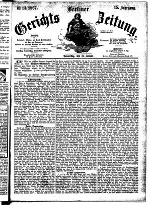 Berliner Gerichts-Zeitung vom 31.01.1867