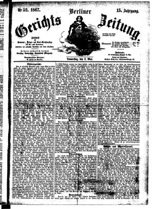 Berliner Gerichts-Zeitung on May 2, 1867