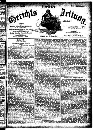 Berliner Gerichts-Zeitung on Nov 3, 1868