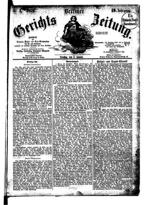 Berliner Gerichts-Zeitung vom 03.01.1871