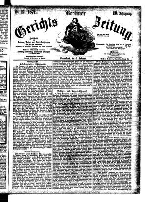 Berliner Gerichts-Zeitung vom 04.02.1871