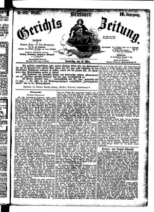 Berliner Gerichts-Zeitung vom 16.03.1871