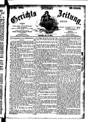 Berliner Gerichts-Zeitung vom 23.03.1871