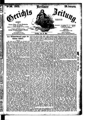 Berliner Gerichts-Zeitung vom 16.05.1871