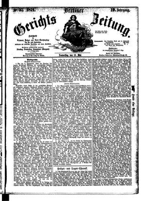 Berliner Gerichts-Zeitung vom 18.05.1871