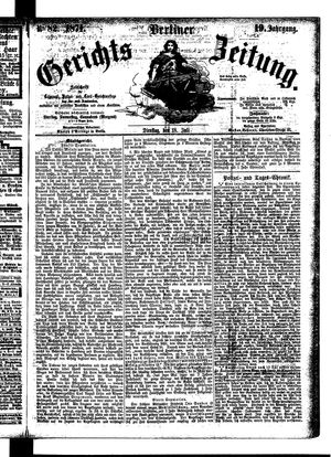 Berliner Gerichts-Zeitung vom 18.07.1871