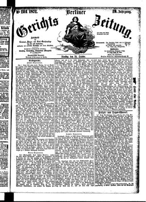 Berliner Gerichts-Zeitung vom 24.10.1871