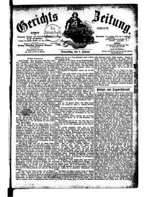 Berliner Gerichts-Zeitung vom 01.01.1874