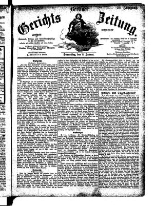 Berliner Gerichts-Zeitung vom 08.01.1874