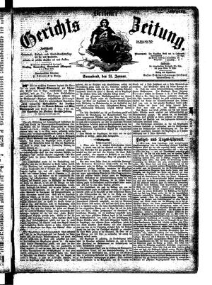 Berliner Gerichts-Zeitung vom 31.01.1874