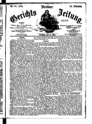 Berliner Gerichts-Zeitung vom 12.05.1874