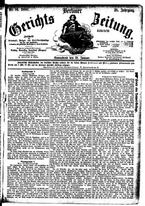 Berliner Gerichts-Zeitung vom 31.01.1880