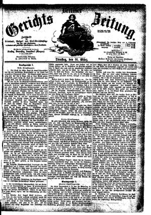 Berliner Gerichts-Zeitung on Mar 16, 1880