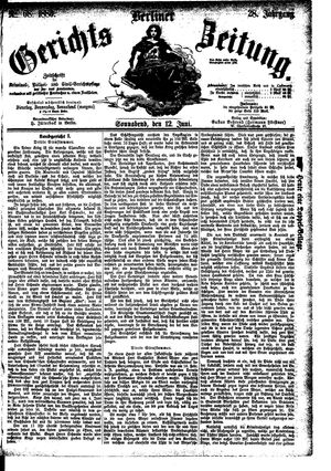 Berliner Gerichts-Zeitung vom 12.06.1880