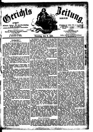 Berliner Gerichts-Zeitung vom 06.07.1880