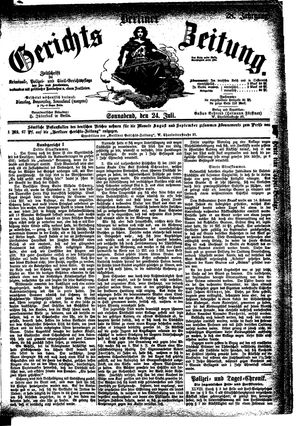 Berliner Gerichts-Zeitung vom 24.07.1880