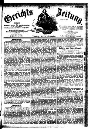 Berliner Gerichts-Zeitung vom 14.09.1880