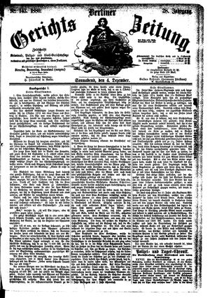 Berliner Gerichts-Zeitung on Dec 4, 1880