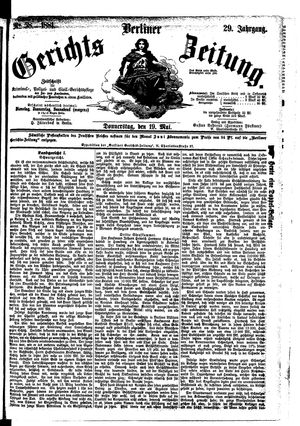Berliner Gerichts-Zeitung vom 19.05.1881
