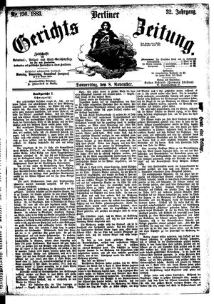 Berliner Gerichts-Zeitung on Nov 8, 1883