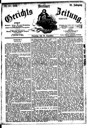 Berliner Gerichts-Zeitung vom 18.12.1883