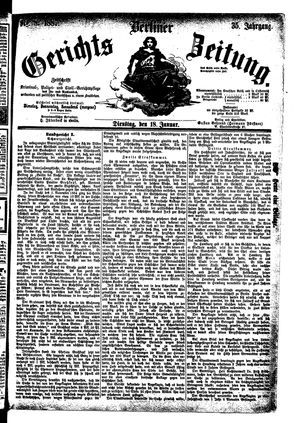 Berliner Gerichts-Zeitung on Jan 18, 1887