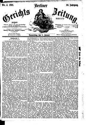 Berliner Gerichts-Zeitung on Jan 8, 1891