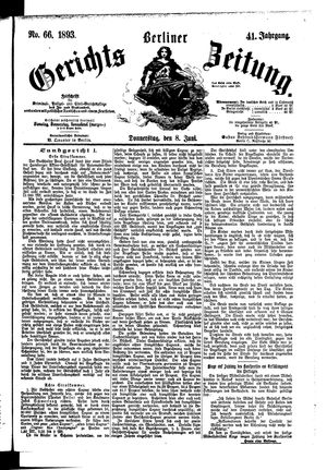 Berliner Gerichts-Zeitung on Jun 8, 1893
