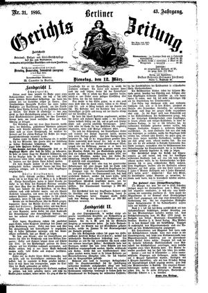 Berliner Gerichts-Zeitung vom 12.03.1895