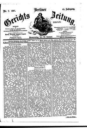 Berliner Gerichts-Zeitung vom 21.01.1897