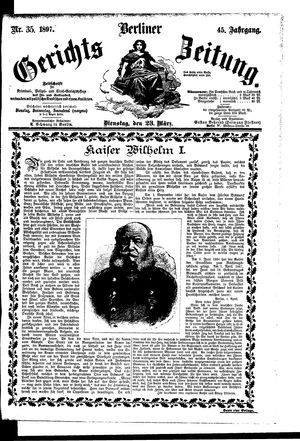 Berliner Gerichts-Zeitung vom 23.03.1897