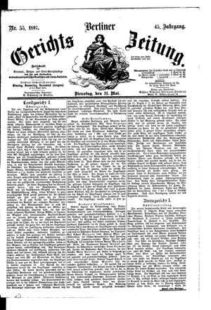Berliner Gerichts-Zeitung vom 11.05.1897