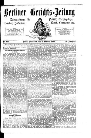Berliner Gerichts-Zeitung vom 02.10.1897