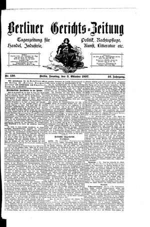 Berliner Gerichts-Zeitung vom 03.10.1897