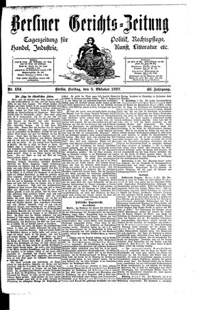 Berliner Gerichts-Zeitung vom 08.10.1897