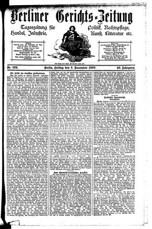 Berliner Gerichts-Zeitung vom 05.11.1897