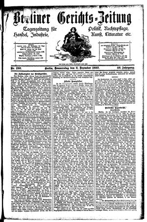 Berliner Gerichts-Zeitung vom 02.12.1897