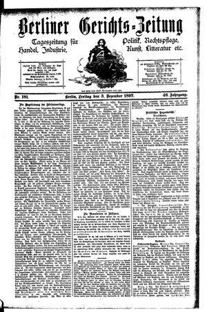 Berliner Gerichts-Zeitung on Dec 3, 1897