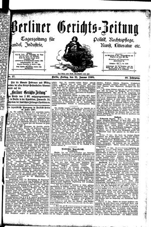 Berliner Gerichts-Zeitung vom 21.01.1898