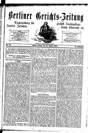 Berliner Gerichts-Zeitung on Jan 28, 1898