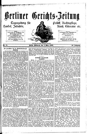 Berliner Gerichts-Zeitung vom 02.03.1898