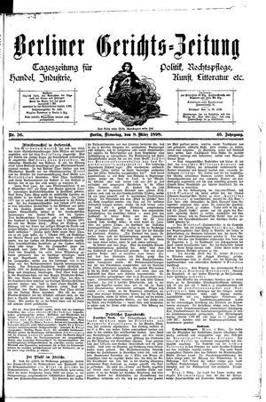 Berliner Gerichts-Zeitung vom 08.03.1898